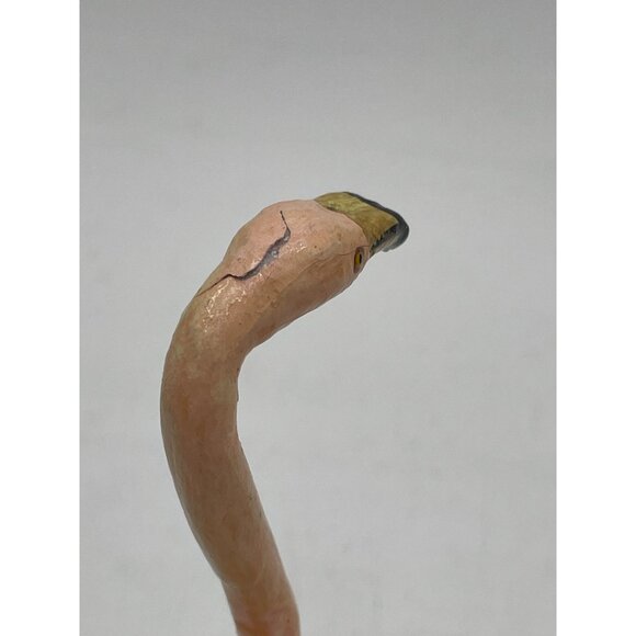 Handcrafted Pink Flamingo Figurines Set Of 2 With Detailed Feathers & Sturdy Bas - Picture 5 of 6
